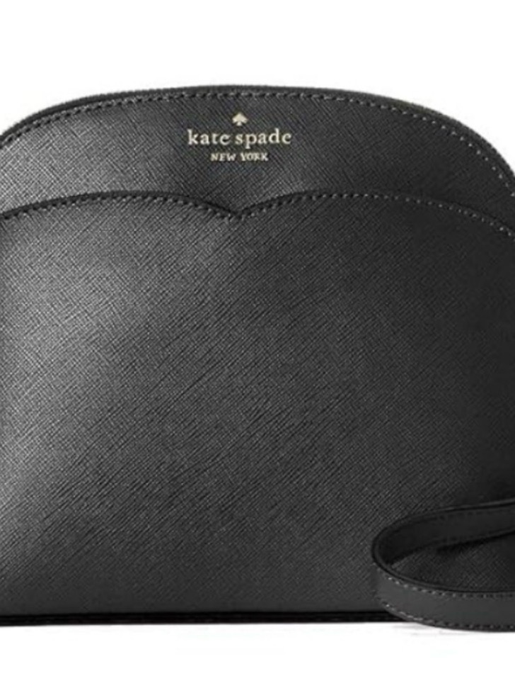 Kate Spade Black Dome Crossbody Wallet
